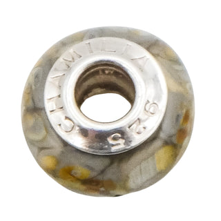 Chamilia Pressed Flower Murano Glass Charm With Sterling Silver Core OB-195