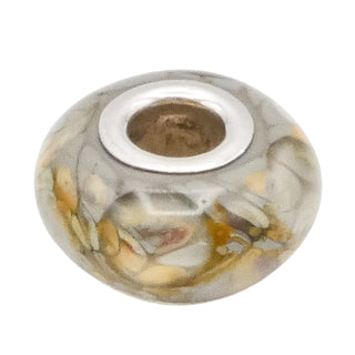 Chamilia Pressed Flower Murano Glass Charm With Sterling Silver Core OB-195