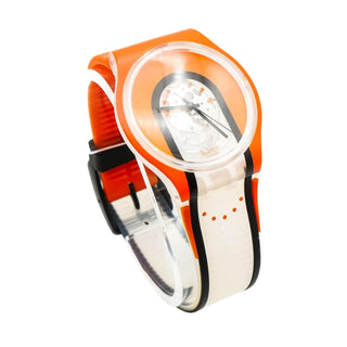 Swatch Jelly In Jelly Orangeade Drive Watch SUJK134