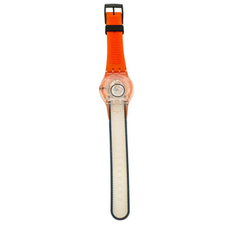 Swatch Jelly In Jelly Orangeade Drive Watch SUJK134