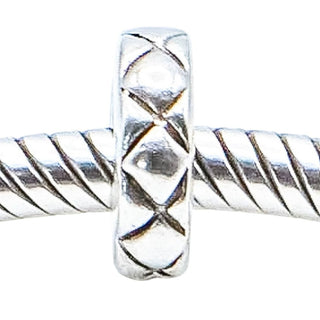 Pandora Criss Cross Sterling Silver Spacer Charm Retired