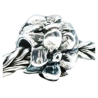 Trollbeads Rose Bead Sterling Silver Charm