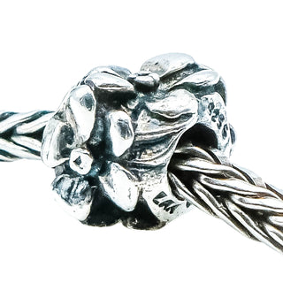 Trollbeads Rose Bead Sterling Silver Charm