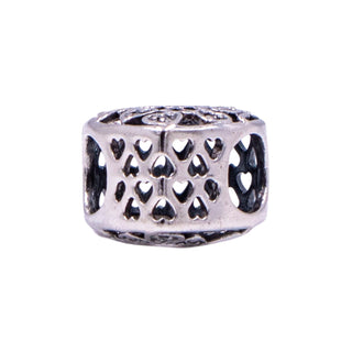 Pandora Retired Mother Son Bond Sterling Silver Clear CZ Heart Family Charm