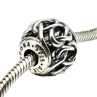 Pandora Essence Friendship Sterling Silver Charm