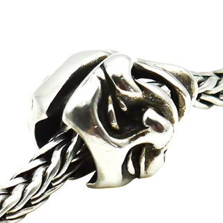 Trollbeads Theatre Masks Bead Happy Face Sad Face Sterling Silver Charm