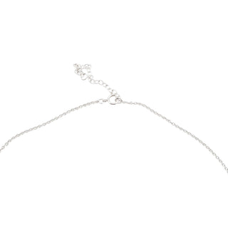 Sterling Silver Hearts and Roses Necklace Adjustable 16.5 to 18.5 Inches