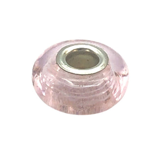 Chamilia Light Pink Swirl Sterling Silver Murano Glass Charm