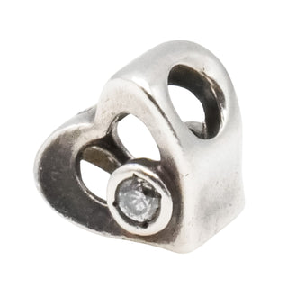 Chamilia Jeweled Heart Sterling Silver Charm JA-14