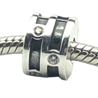 Pandora Sparkling Sterling Silver Clip Charm