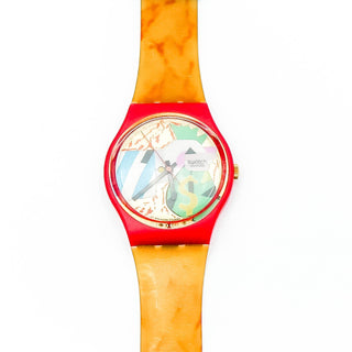 Swatch Gent Collage Dore Watch GR116