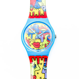 Swatch Gent Artist Special Morning Glow Watch GZ205S