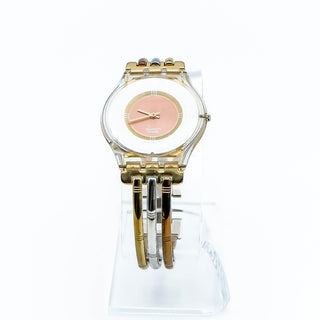 Swatch Skin Tri Gold Stainless Steel Watch SFK240A