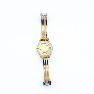 Swatch Skin Tri Gold Stainless Steel Watch SFK240A