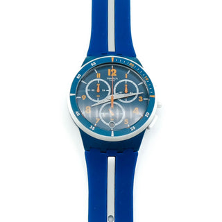 Swatch WHITESPEED Chrono Plastic Watch (SUSN403)