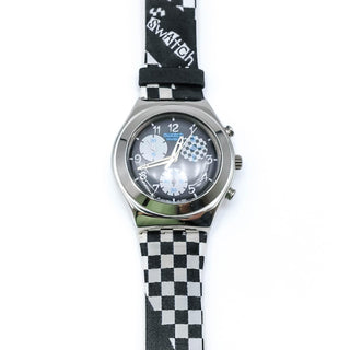 Swatch Irony Midi Chrono PIT LINE Watch YMS114
