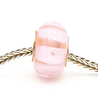 RHONA SUTTON PInk Glass Bubbles Bead Sterling Silver Charm