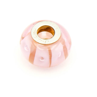 RHONA SUTTON PInk Glass Bubbles Bead Sterling Silver Charm