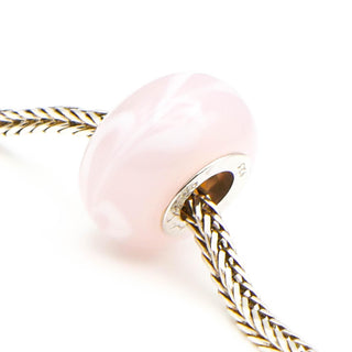 RHONA SUTTON Pink Glass Bead Sterling Silver Charm