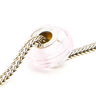 RHONA SUTTON Pink Glass Bead Sterling Silver Charm