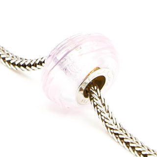 RHONA SUTTON Pink Glass Bead Sterling Silver Charm