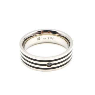 Men's Stainless Steel Wedding Band Ring 8mm Wide Size 12.25