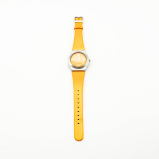 Swatch Irony Medium Falling Star Orange Watch YLS1013