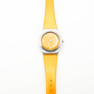 Swatch Irony Medium Falling Star Orange Watch YLS1013