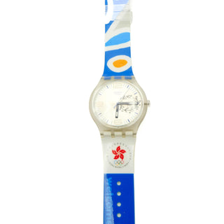 Swatch Gent XL Olympia Special NOC Hong Kong Watch SUDK106Z