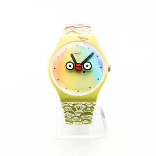 Swatch New Gent Special Whats Yo Face Watch SUOZ303 New in Box