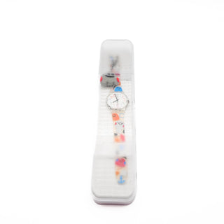 Swatch Gent Fluffy Cocoon Watch GE207 New In Box