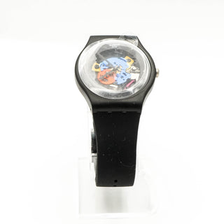 Swatch New Gent Black Lacquered Watch SUOB101