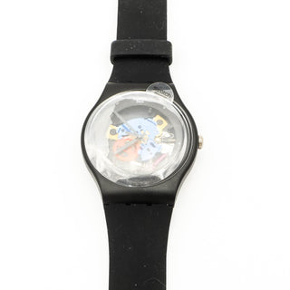 Swatch New Gent Black Lacquered Watch SUOB101