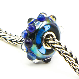 TROLLBEADS Moon Ocean Bead Sterling Silver Charm