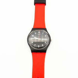 Swatch Gent Red Grin Watch GB754