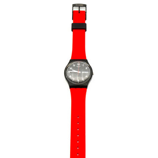 Swatch Gent Red Grin Watch GB754