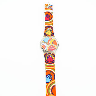 Swatch Gent Bird Twister Watch GE186