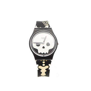 Swatch Gent Baron Samedi Live And Let Die James Bond Glow In Dark Watch GB237