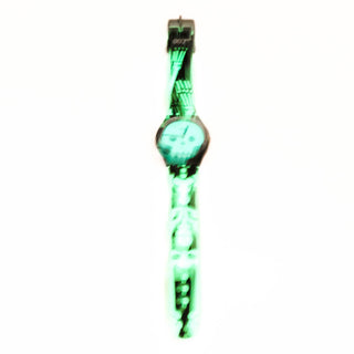 Swatch Gent Baron Samedi Live And Let Die James Bond Glow In Dark Watch GB237