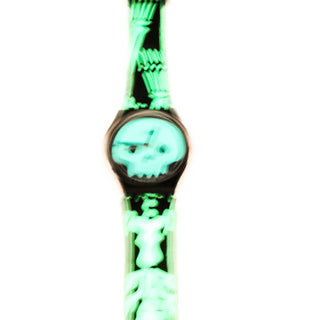 Swatch Gent Baron Samedi Live And Let Die James Bond Glow In Dark Watch GB237