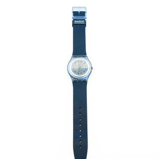 Swatch Gent Access Blue Jacket Watch SKN104