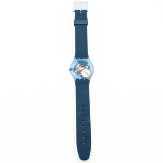 Swatch Gent Access Blue Jacket Watch SKN104