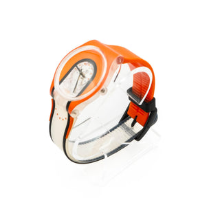 Swatch Jelly In Jelly Orangeade Drive Watch SUJK134