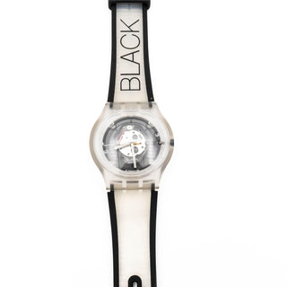 Swatch Jelly In Jelly Black Vibration Watch SUJK105