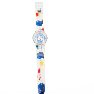 Swatch Jelly In Jelly Swatch Blue (Blue Man Group) Watch SUJK104C