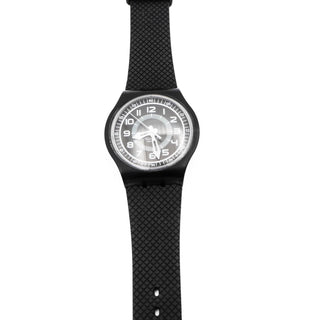 Swatch Jelly In Jelly Black Injection Watch SUMM100