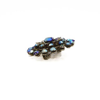 Vintage 1950's AB Rhinestone Brooch