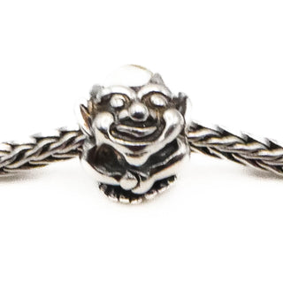 TROLLBEADS Rare Troll With Big Feet Sterling Silver Bead