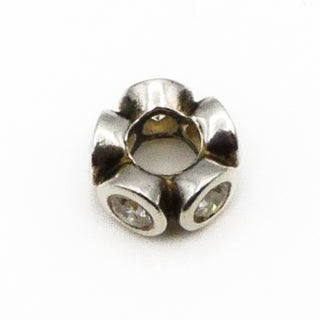 PANDORA Lights Clear CZ Spacer 925 ALE Sterling Silver Spacer Charm