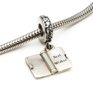 PANDORA Birthday Wishes Sterling Silver Birthday Card Dangle Charm